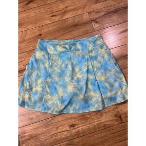 18 Birdies size large womens golf skort blue & green